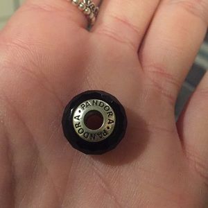 Fascinating black pandora charm